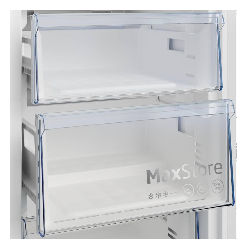 Beko Upright Freezer, 11 CFT, 286 Liters, RFNE360X - Titanium Inox