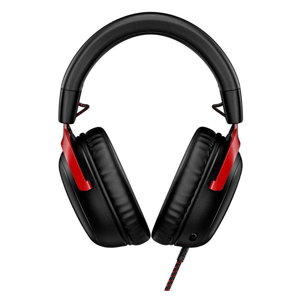 جهاز مشغل سوني بلايستيشن 5 بورتال عن بعد أبيض + سماعة رأس سلكية للألعاب هايبر اكس كلود 3 أسود وأحمر لجهاز بلايستيشن 5