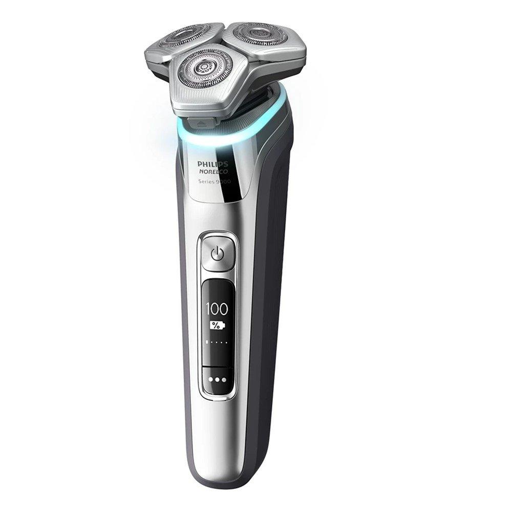 ماكينة حلاقة كهربائية سلسلة 9000 للاستخدام الرطب والجاف من فيليبس، S9985/50 - فضي
