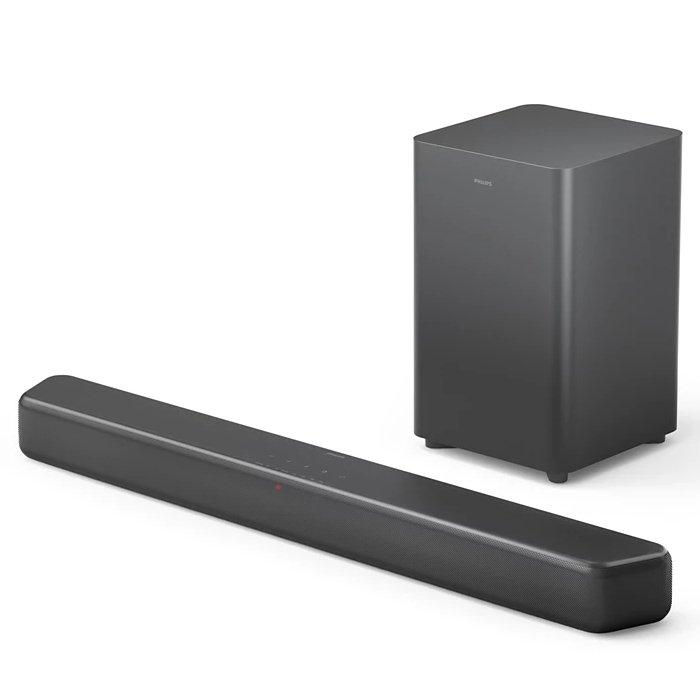 PHILIPS Soundbar 2.1 with wireless subwoofer, TAB5309/10 - Gray