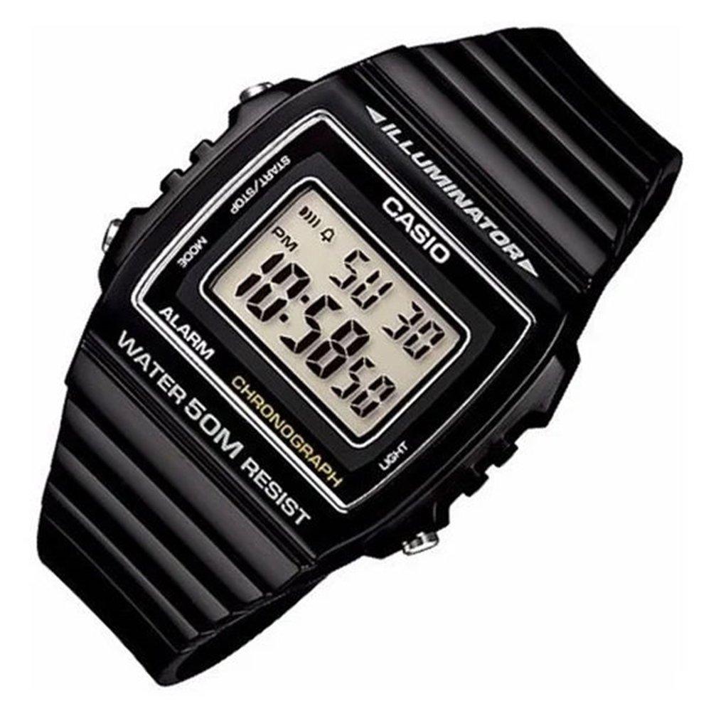 Casio GLU men’s Watch, Digital, 43mm, W-215H-2AVDF  - Black