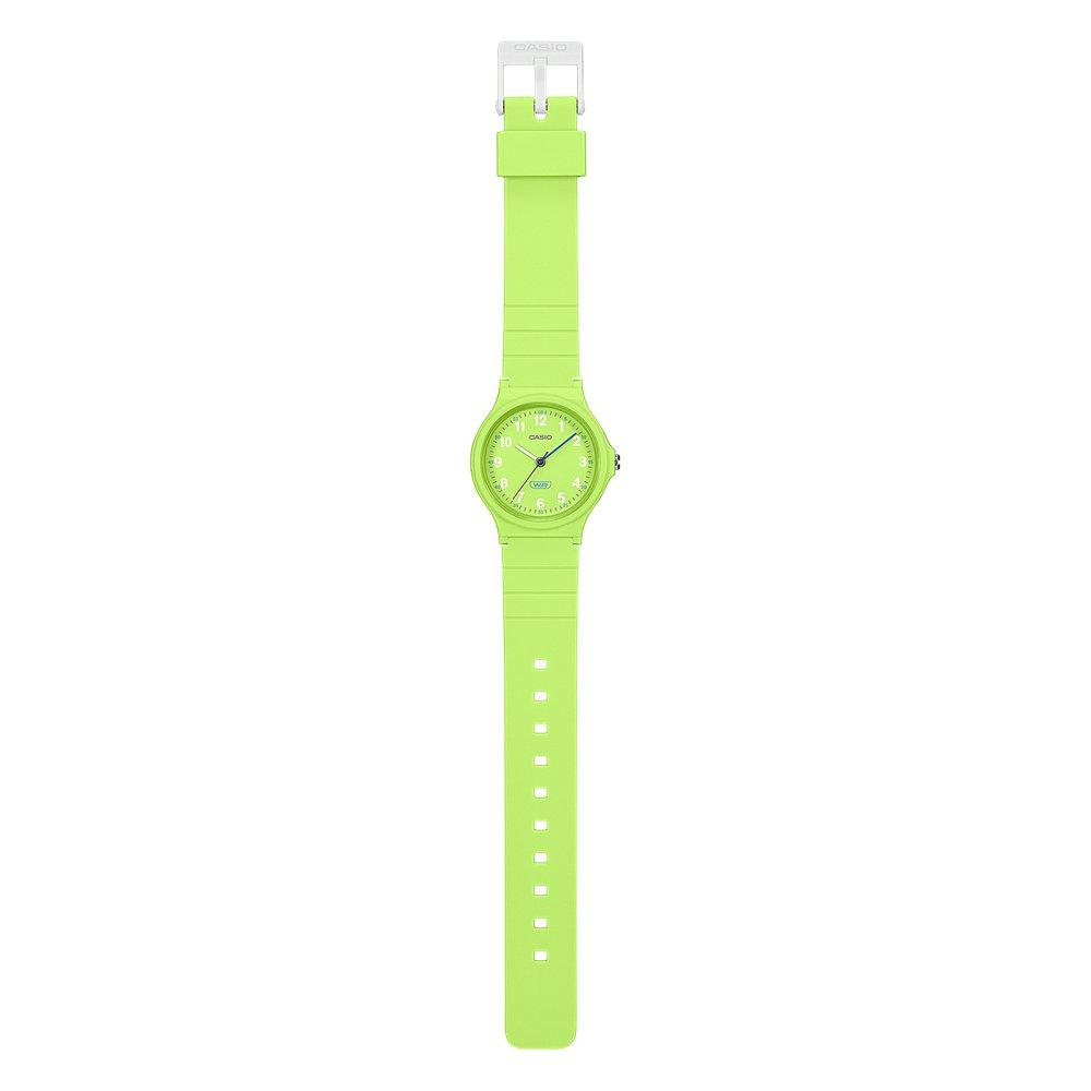 Casio Watch GLU Kids Watch Resin Strap, 36mm, LQ-24B-3BDF - Green 