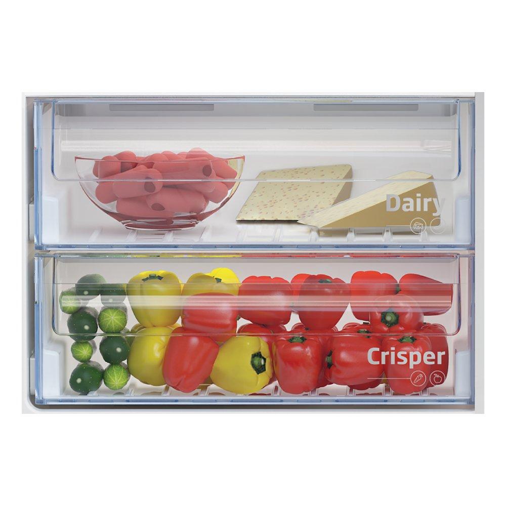 Beko Built-In Bottom Mount 237L Refrigerator, 10.6CFT, BCN130 - White