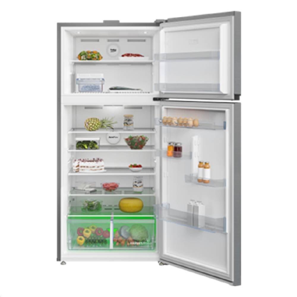 Beko Top Freezer Refrigerator, 630L, 22.3CFT, RDNE850L22X - Silver