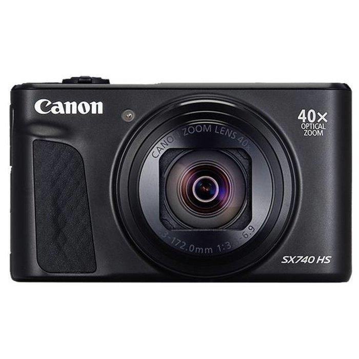 كاميرا رقمية كانون باور شوت SX740 HS 4x 20.3 ميجا بكسل مع مستشعر CMOS - أسود