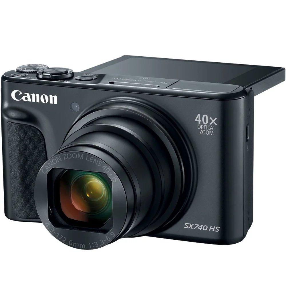 كاميرا رقمية كانون باور شوت SX740 HS 4x 20.3 ميجا بكسل مع مستشعر CMOS - أسود