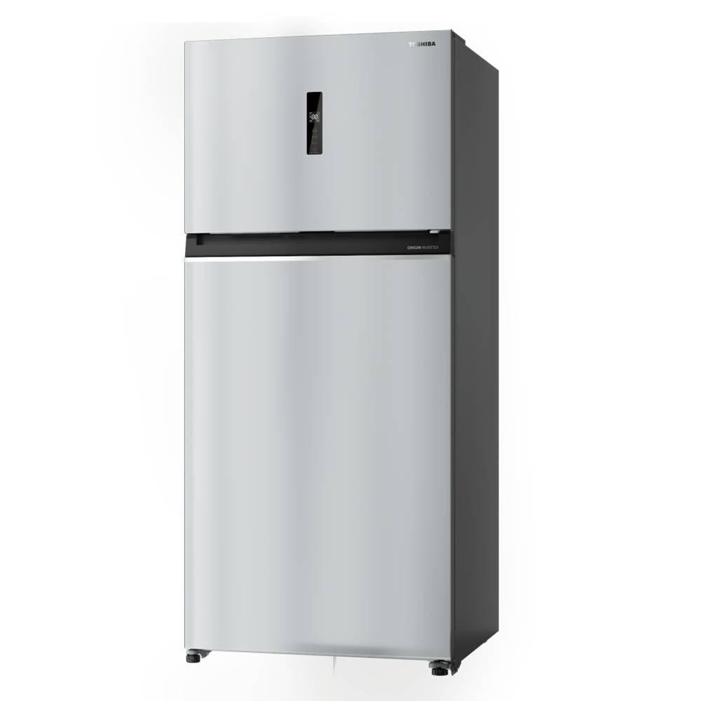 Toshiba Refrigerator Top Freezer, 608L, 21.5CFT, GR-RT835WEPMFK(04) - Stainless steel