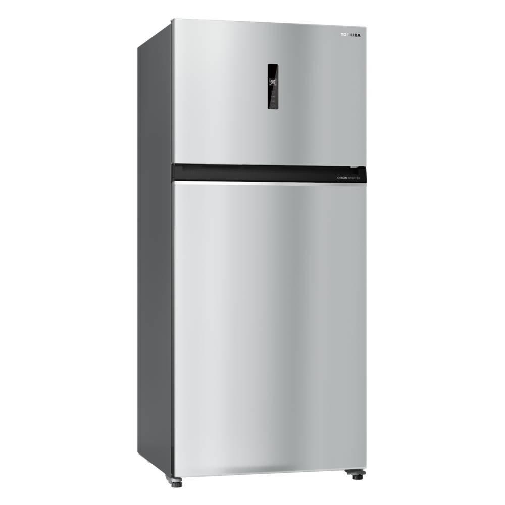 Toshiba Refrigerator Top Freezer, 608L, 21.5CFT, GR-RT835WEPMFK(04) - Stainless steel