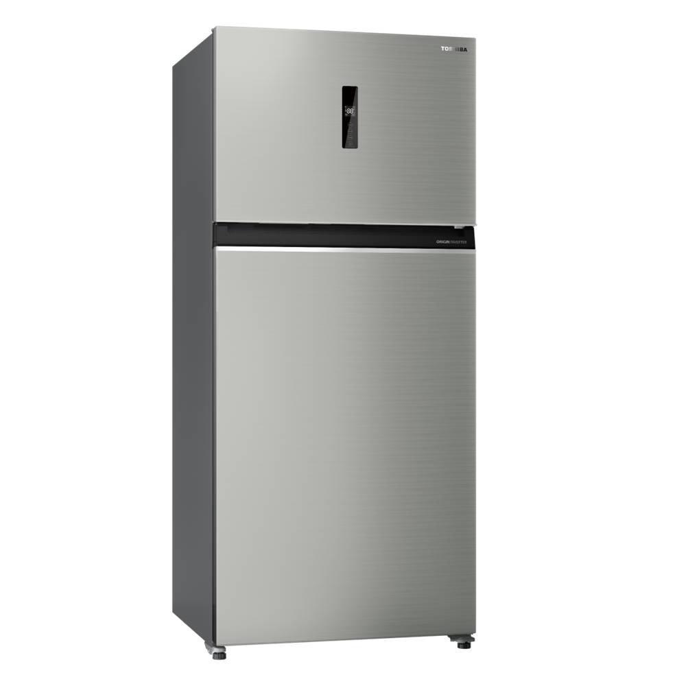 Toshiba Top Freezer Refrigerator, 608L, 21.5 CFT, GR-RT835WE GFK(49) - Grey