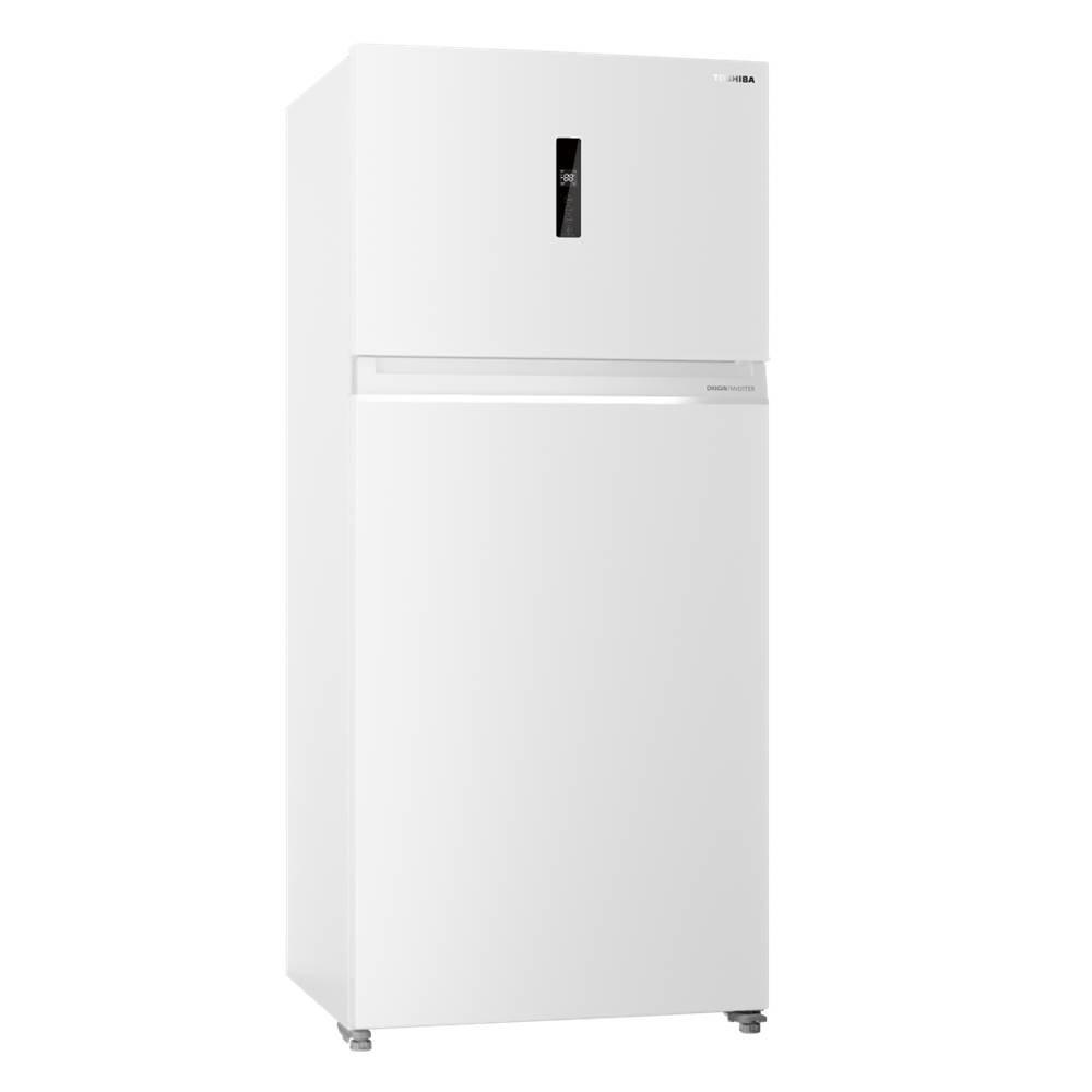 ثلاجة بفريزر علوي من توشيبا، سعة 608 لتر، 21.5 قدم مكعب، GR-RT835WEPMFK(01) - أبيض