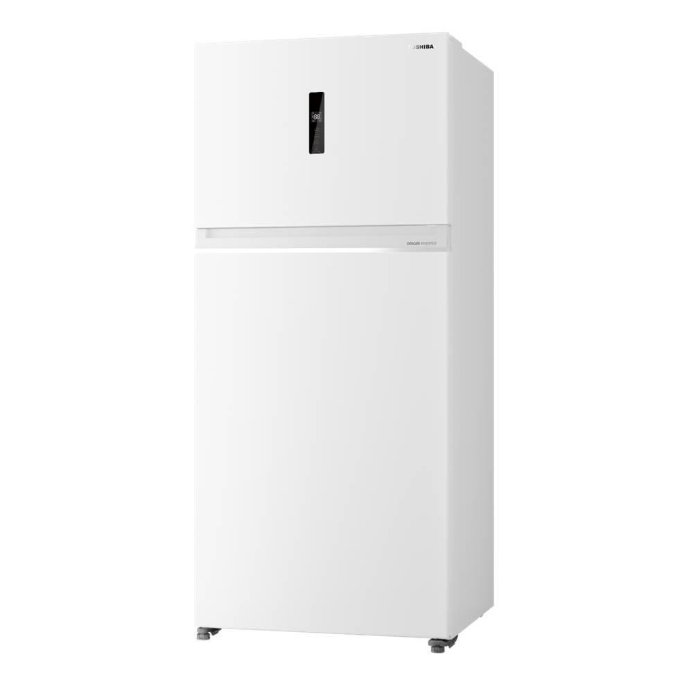 ثلاجة بفريزر علوي من توشيبا، سعة 608 لتر، 21.5 قدم مكعب، GR-RT835WEPMFK(01) - أبيض