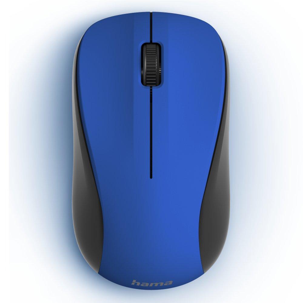 Hama Optical 3 Buttons Wireless Mouse, 173021 – Blue