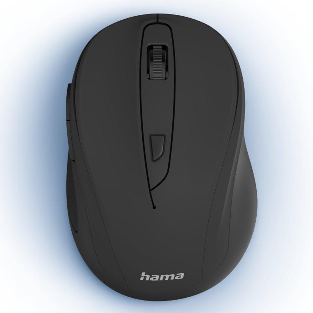 Hama Optical 6 Buttons Wireless Mouse, 173026 – Black