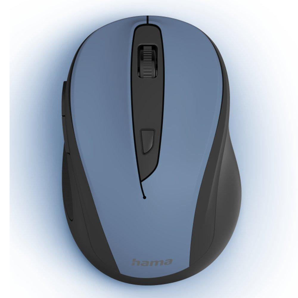 Hama Optical 6 Buttons Wireless Mouse, 173027 – Blue