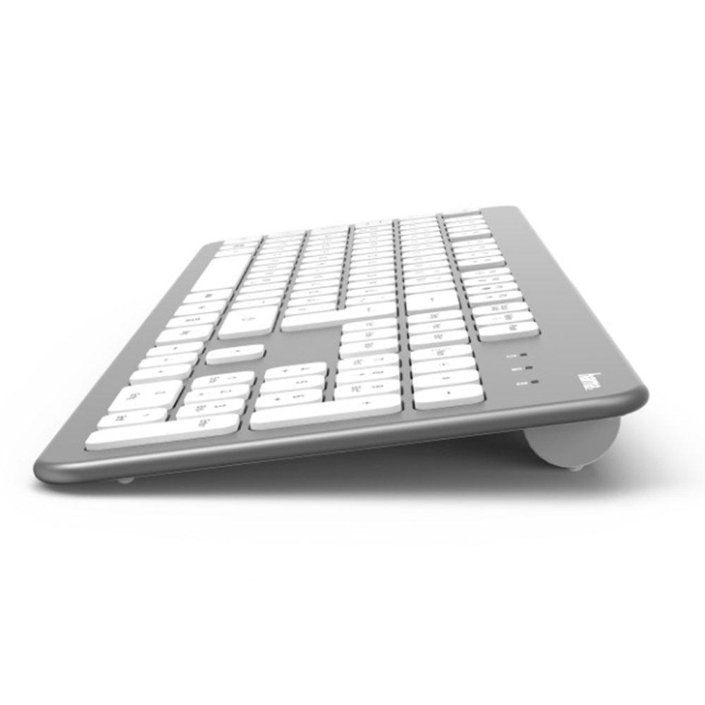 Hama Wireless Keyboard and Mouse, D3182676 - Silver/White