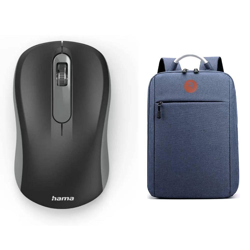 هاما Hama Amw 200 Wireless Optical Mouse + Backpack pcacc-amw200