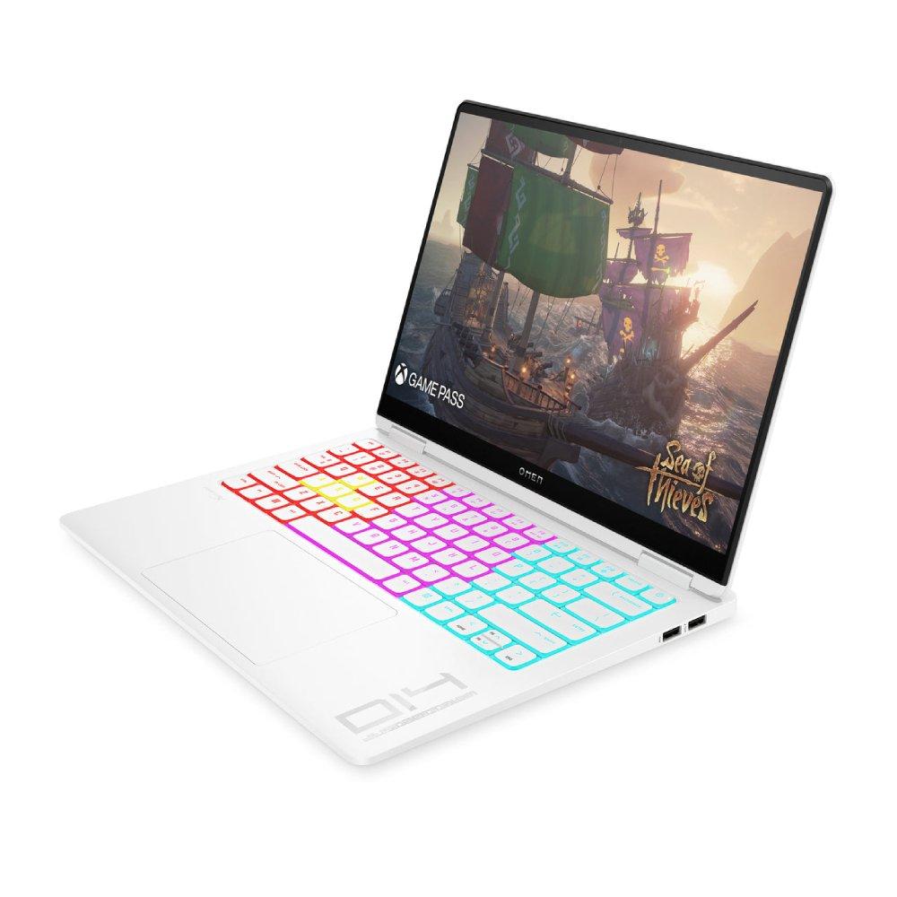 HP Omen Transcend Laptop, Core Ultra 9-185H,32GB RAM, 1TB SSD, 14" OLED, NVIDIA GeForce RTX 4070, Windows 11 Home, 14-FB0011NE - White