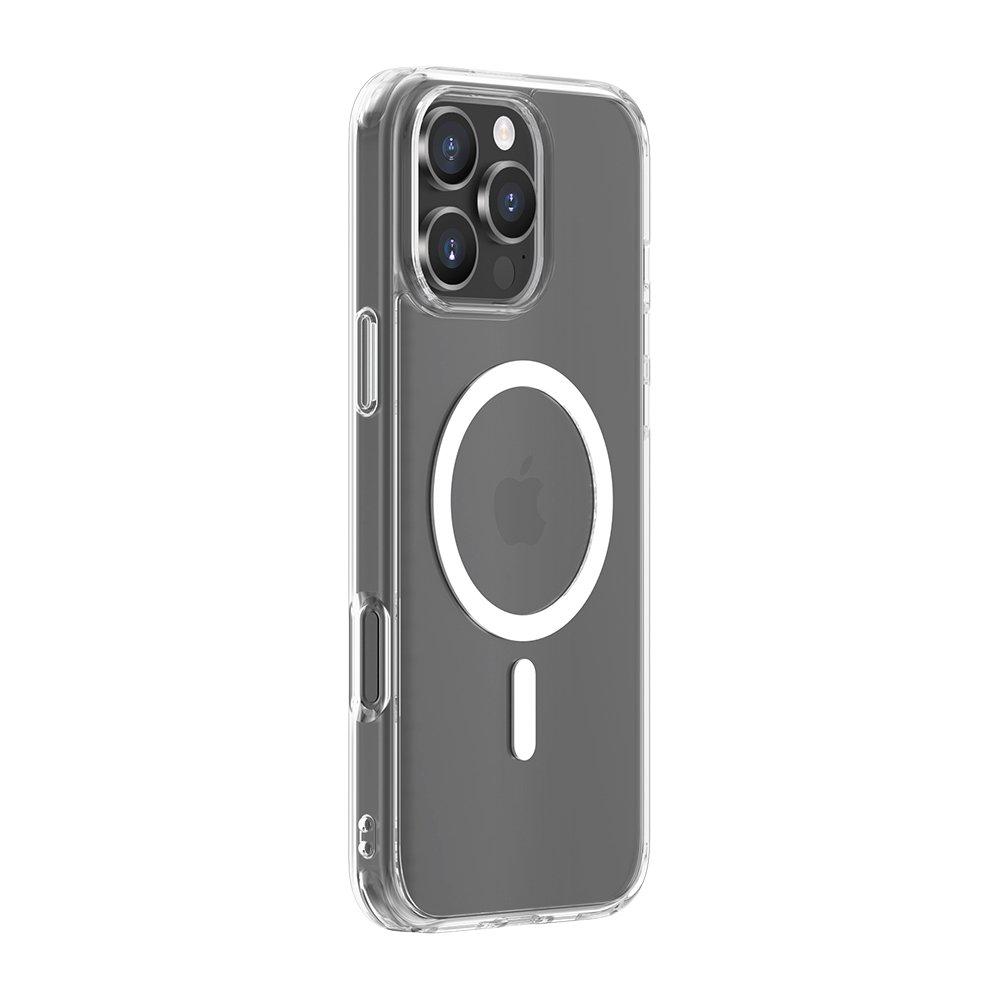 Force iPhone 16 Pro MagSafe Compatible Hybride Case - Transparent