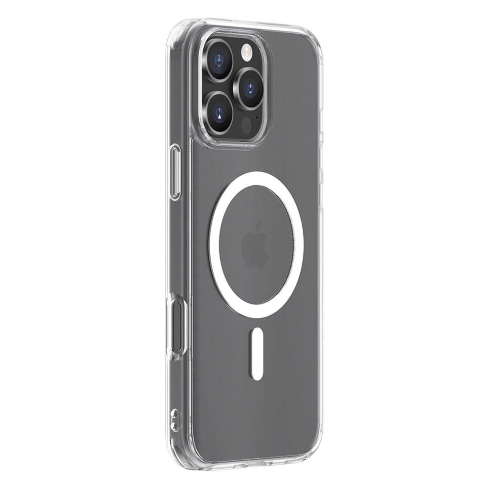 غطاء حماية ماج سيف لهاتف آيفون 16 برو ماكس من فورس، COVMAGIP16PM - شفاف