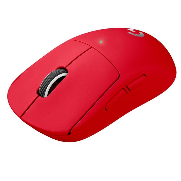 Logitech G Pro X Superlight Wireless Mouse - Red