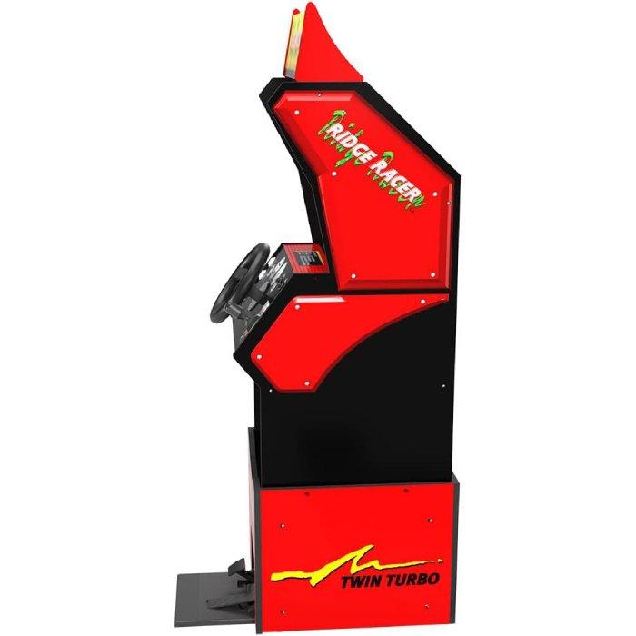 Arcade1Up Retro Ridge Race Arcade Cabinet, 17-inch colour LCD Screen  - Multicolored