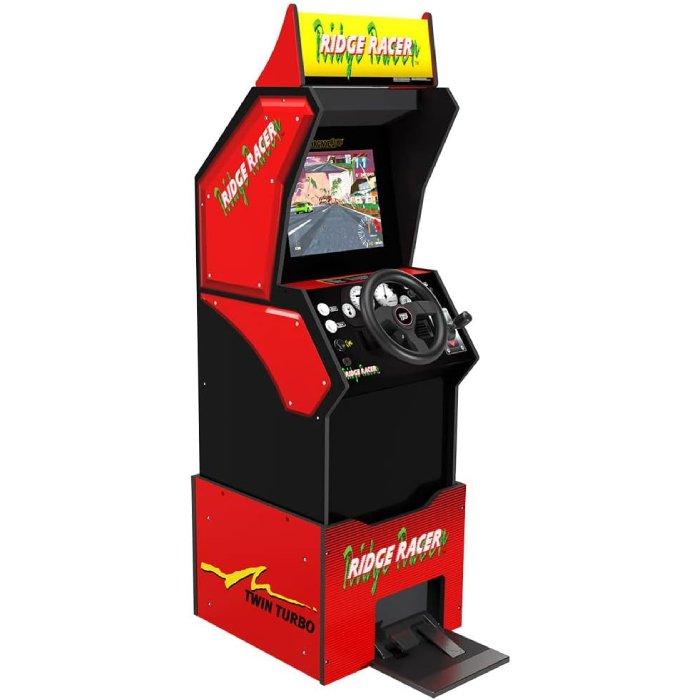 Arcade1Up Retro Ridge Race Arcade Cabinet, 17-inch colour LCD Screen  - Multicolored