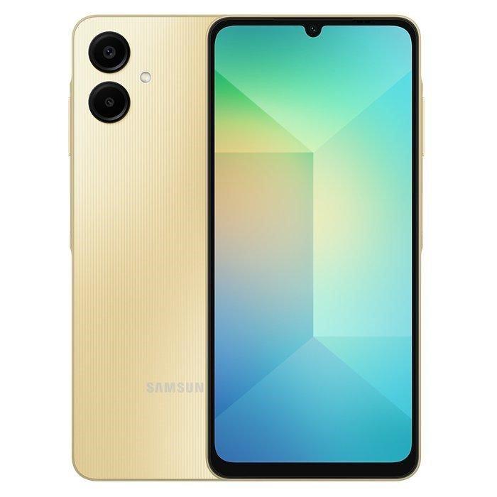 Buy Samsung galaxy a06 phone, 128gb, 6gb ram, 6. 7-inch, sm-a065fzdhmea - gold in Kuwait