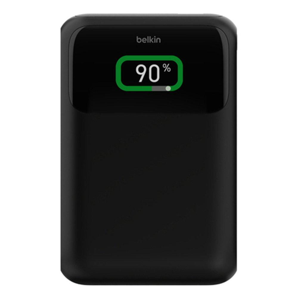 Belkin BoostCharge 20K Power Bank 3-Port Laptop with USB-C, 65W, BPB020BTBK – Black
