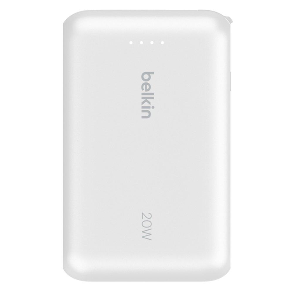 Belkin 10K 20W PD Power Bank with USB-C Cable, BPB021HQWH – White
