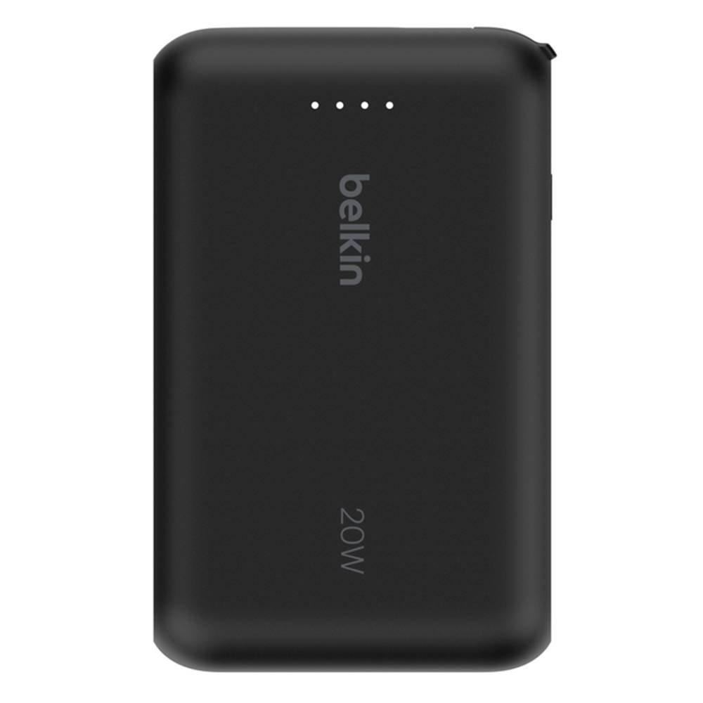 BELKIN BoostCharge Power Bank 10K with Integrated Cable, BPB021HQBK - Black 
