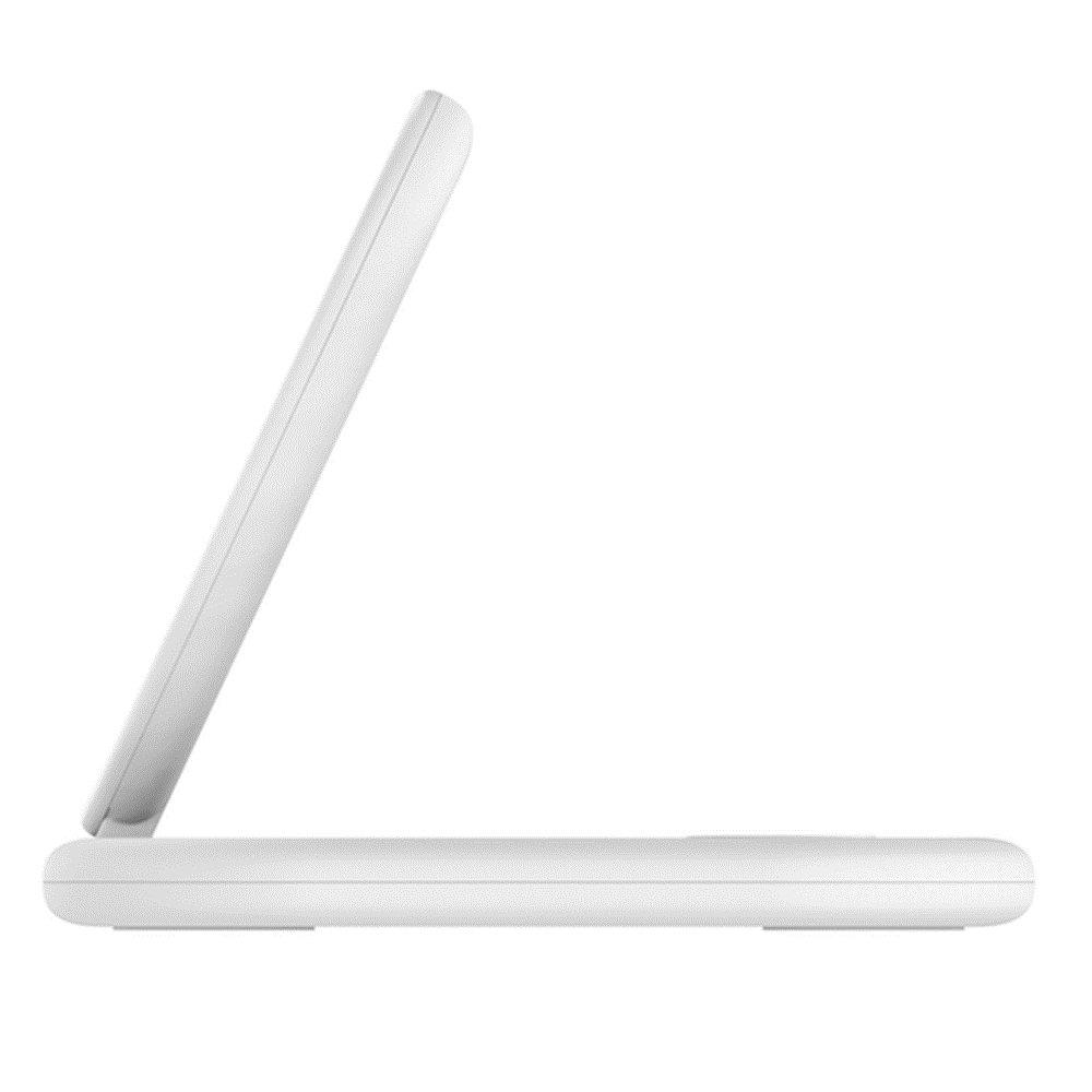 Belkin 3-in-1 Magnetic Foldable Wireless Charger with Qi2, 15W, WIZ029MYWH - White