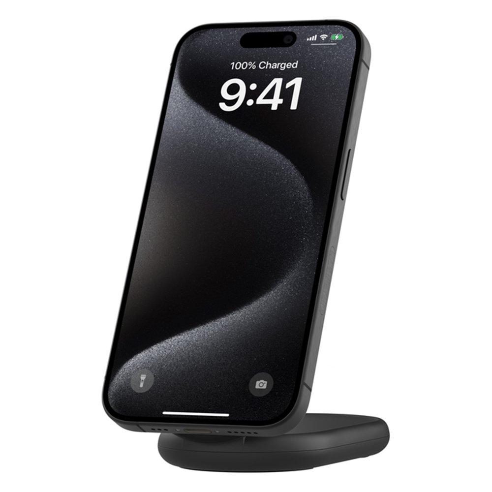 Belkin Magnetic Foldable Wireless Charger with Qi2, 15W, WIB007MYBK - Black