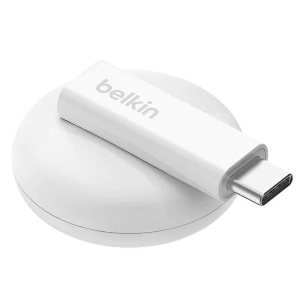 Belkin BoostCharge Portable USB-C Apple Watch Charger, WIZ022GLWH-B1 - White