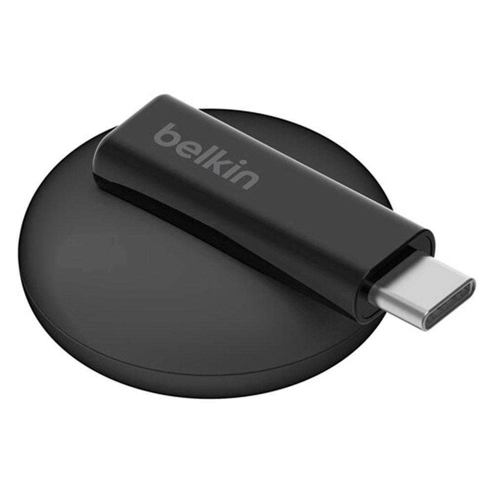 Belkin BoostCharge Portable USB-C Apple Watch Charger, WIZ022GLBK-B1 - Black