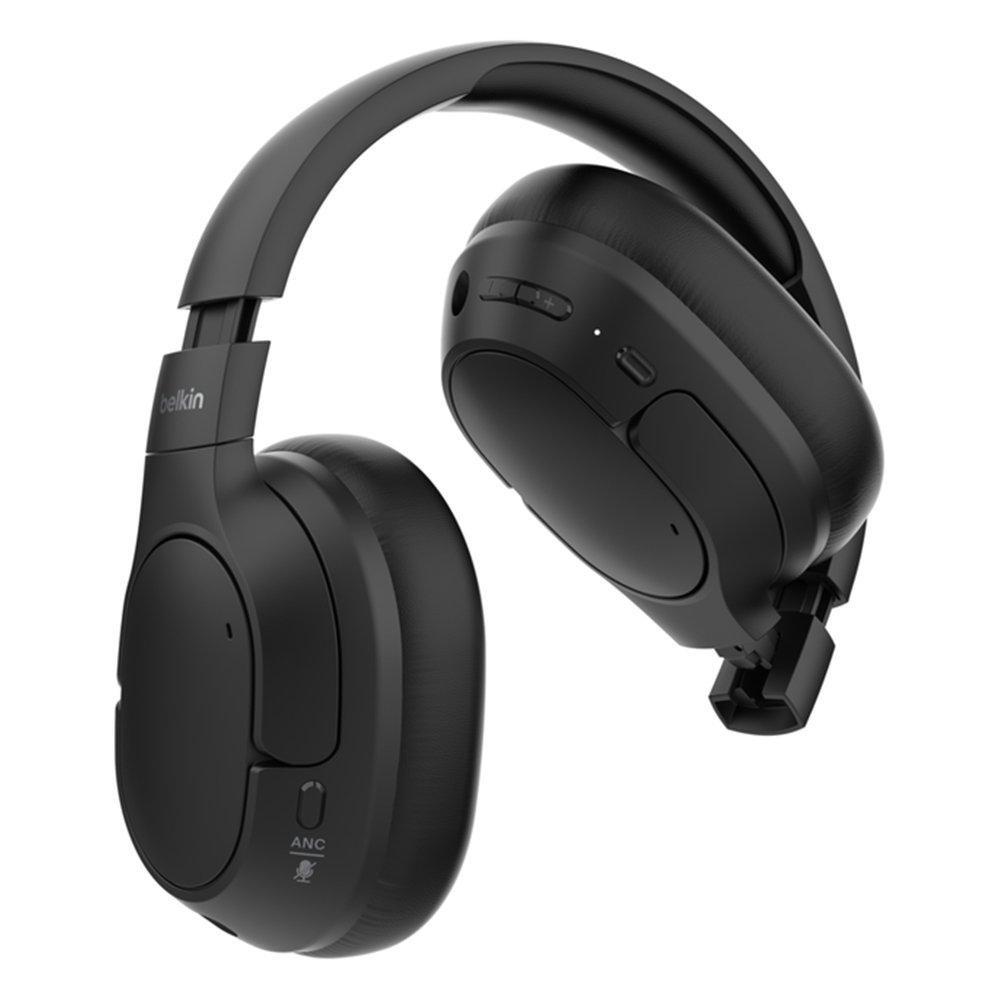 Belkin SoundForm Wireless  Over-Ear Headphones, AUD009HQBK- Black  