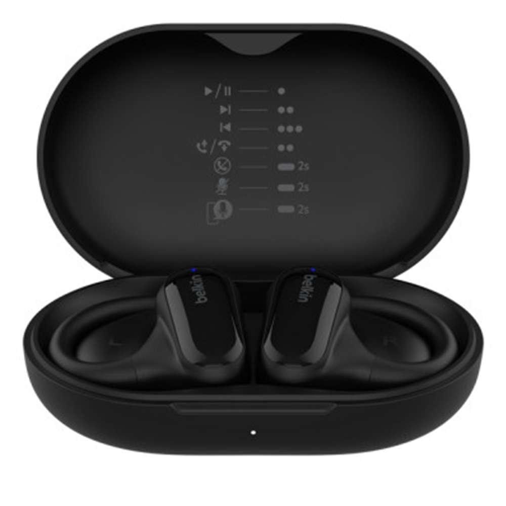 Belkin Soundform Clearfit Wireless Earbuds, AUC013CTBK - Black