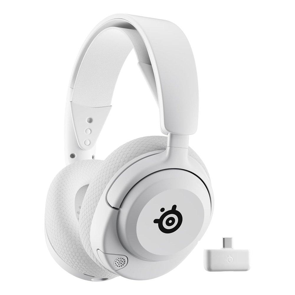 Buy Steelseries arctis nova 5 wireless gaming headset – white in Kuwait