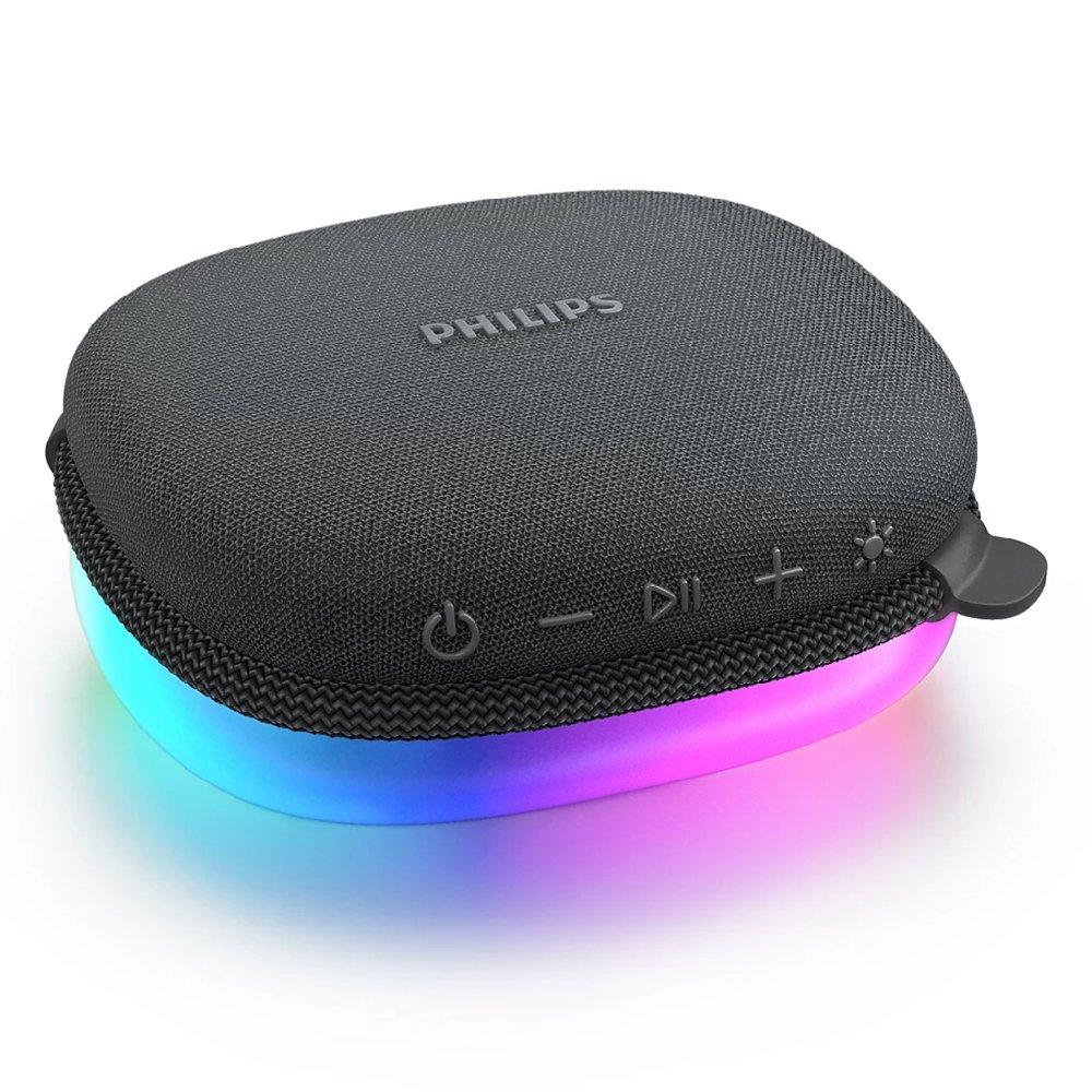 Philips Bluetooth speaker with lights, TAS2307BK/97 - Black 