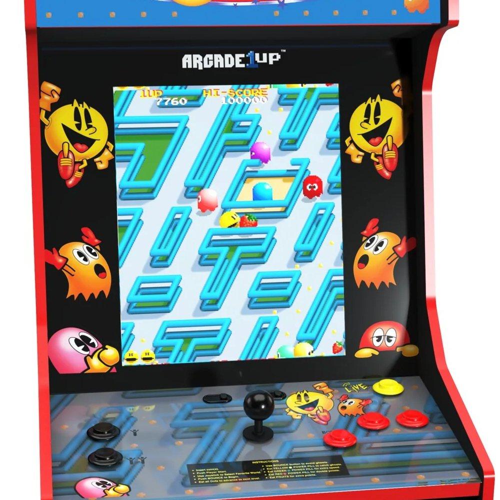 Arcade 1Up Pac-Mania Legacy 14-in-1 Wifi Enabled Arcade Machine, , 17-in. Color LCD Screen - Multi Colored