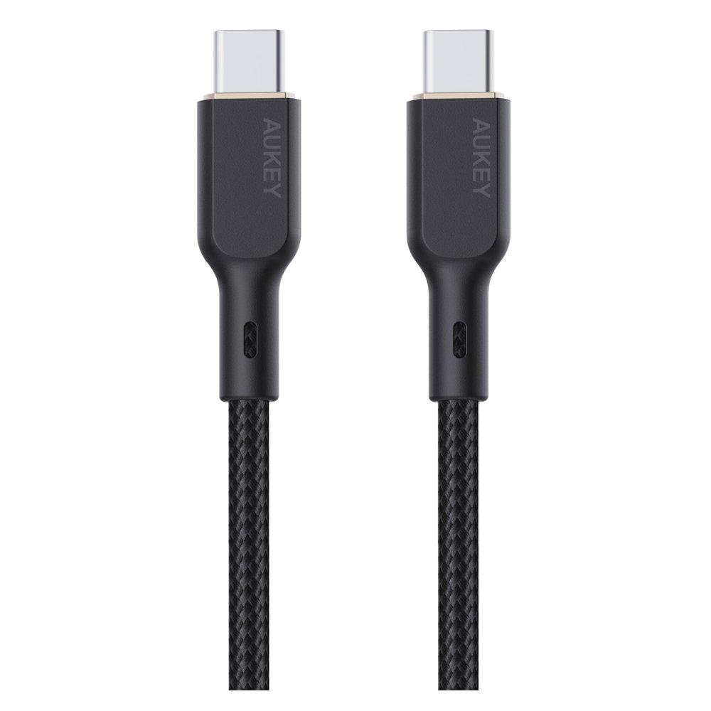 Aukey 100W USB-C to USB-C Cable, 1m, AU-CB-MCC101-BK – Black
