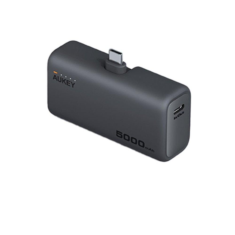 Aukey Spark Mini 5000mAh Power Bank, AU-PB-Y59-GY - Grey