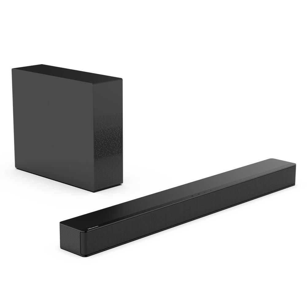 Hisense Wireless 2.1 soundbar With Wireless Subwoofer, 240W, HS2100 - Black