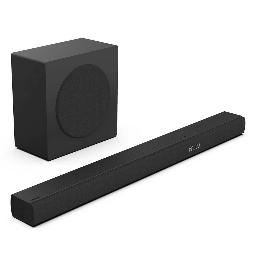 Hisense Wireless 3.1 soundbar With Wireless Subwoofer , 480W, HS3100 - Black