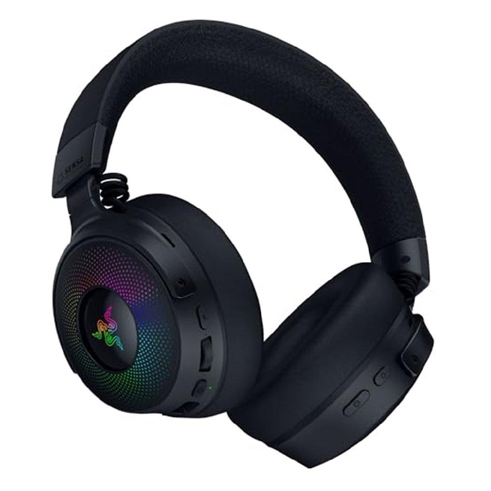 Razer Kraken V4 Pro Wireless Gaming Headset With OLED Control Hub, RZ04-05160100-R3U1 - Black