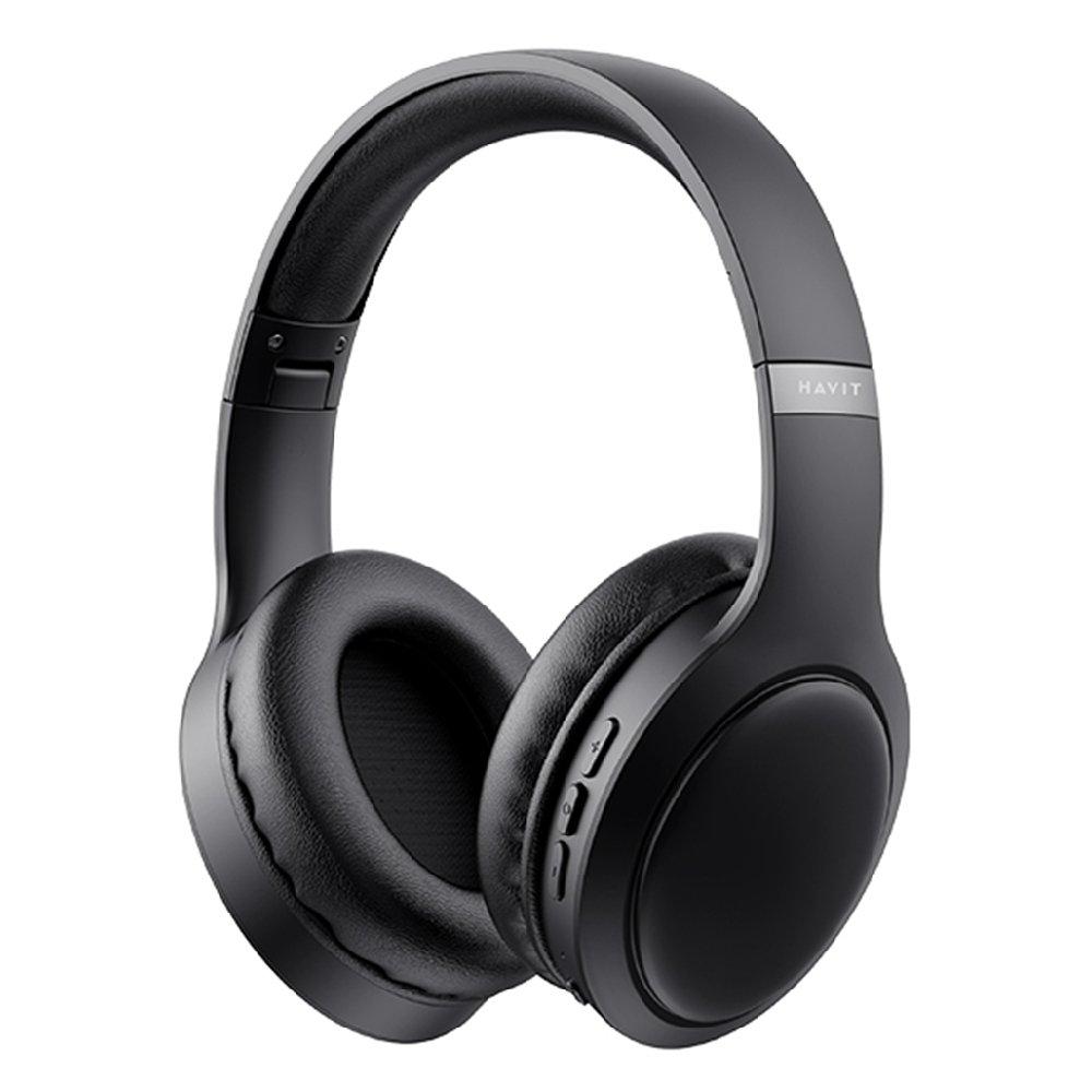 Buy Havit wireless foldable bluetooth headphone, h633bt – black in Kuwait