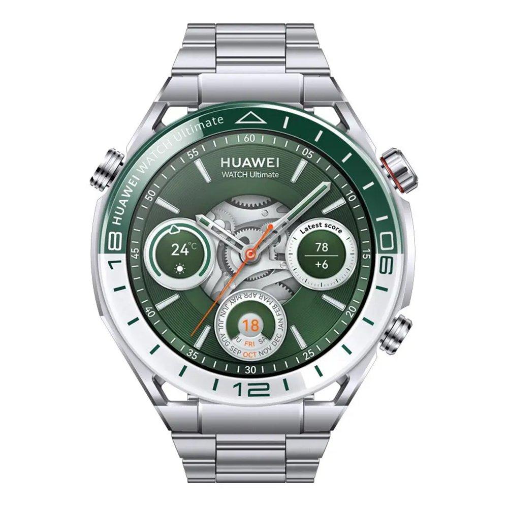 Buy Huawei ultimate smart watch, stainless steel strap, 1. 5 inches amoled display – green in Kuwait