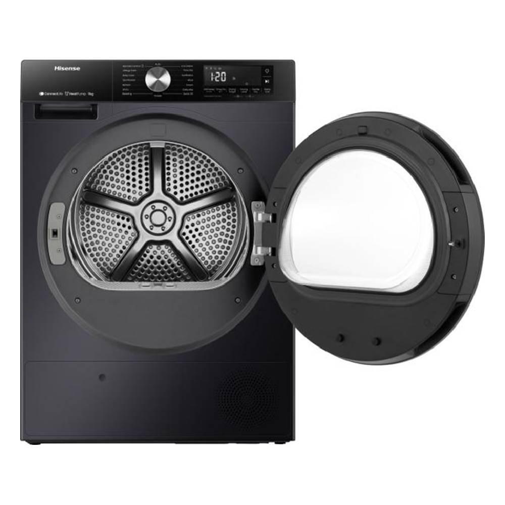 Hisense Heat Pump Dryer, 9kg Capacity,Wifi connectlife app, DH3S902BT - Grey