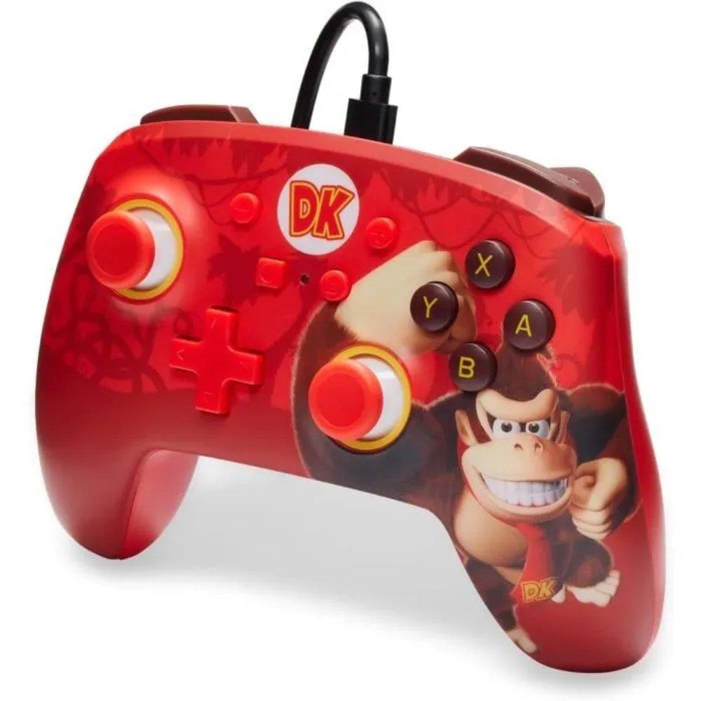 PowerA Enhanced Donkey Kong Flex Wired Controller for Nintendo Switch - Red