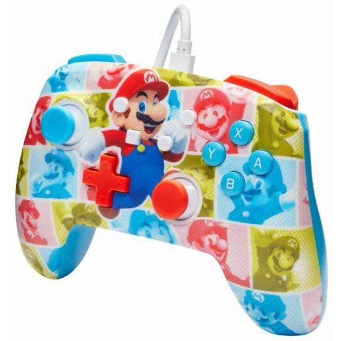 PowerA Enhanced Mario Hero Reel Wired Controller for Nintendo Switch - Multicolored