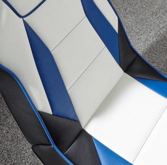 كرسي ألعاب بلايستيشن جايست في2 2.0 الأرضي المتحرك من إكس روكر - أبيض